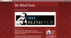 Desktop Screenshot of mrblinditem.blogspot.com