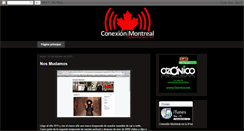 Desktop Screenshot of conexionmontreal.blogspot.com