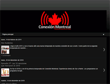 Tablet Screenshot of conexionmontreal.blogspot.com