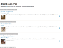 Tablet Screenshot of adesertrambler.blogspot.com