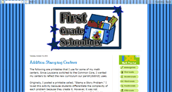 Desktop Screenshot of firstgradeschoolbox.blogspot.com