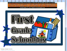 Tablet Screenshot of firstgradeschoolbox.blogspot.com