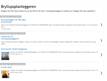 Tablet Screenshot of bryllupsplanleggeren.blogspot.com