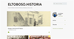 Desktop Screenshot of eltobosohistoria.blogspot.com