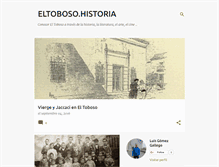 Tablet Screenshot of eltobosohistoria.blogspot.com