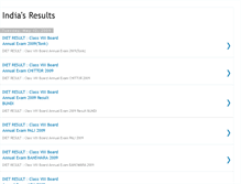 Tablet Screenshot of indiasresults.blogspot.com