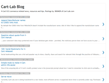 Tablet Screenshot of cart-lab.blogspot.com