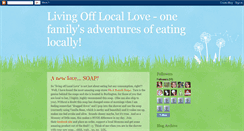 Desktop Screenshot of eating-locally.blogspot.com