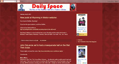 Desktop Screenshot of dailyspace.blogspot.com