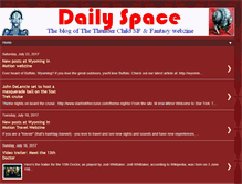 Tablet Screenshot of dailyspace.blogspot.com