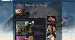 Desktop Screenshot of leahssixty-fiveroses.blogspot.com
