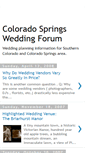 Mobile Screenshot of coloradospringsweddingforum.blogspot.com