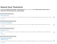 Tablet Screenshot of gouttreatments.blogspot.com
