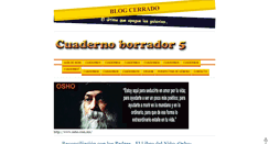 Desktop Screenshot of cuadernoborrador5.blogspot.com