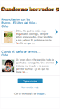 Mobile Screenshot of cuadernoborrador5.blogspot.com