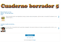 Tablet Screenshot of cuadernoborrador5.blogspot.com