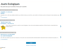 Tablet Screenshot of jouets-ecologiques.blogspot.com