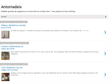 Tablet Screenshot of antoniadaixtricotdart.blogspot.com