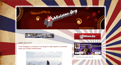 Desktop Screenshot of de-publicistas.blogspot.com