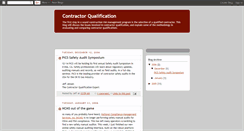 Desktop Screenshot of contractor-qualification.blogspot.com