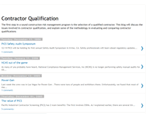 Tablet Screenshot of contractor-qualification.blogspot.com