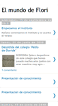 Mobile Screenshot of elmundodeflorifcf.blogspot.com