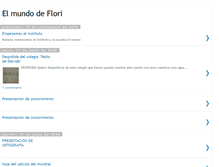 Tablet Screenshot of elmundodeflorifcf.blogspot.com
