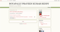 Desktop Screenshot of bpraveenreddy.blogspot.com