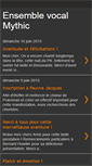 Mobile Screenshot of ensemblevocalmythic.blogspot.com