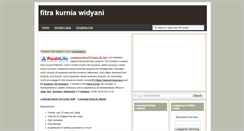 Desktop Screenshot of fitra-widyani.blogspot.com