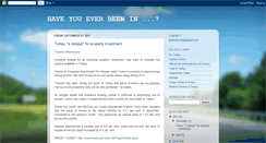 Desktop Screenshot of feelturkey.blogspot.com
