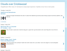 Tablet Screenshot of cloudsovercricklewood.blogspot.com