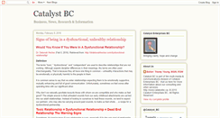 Desktop Screenshot of catalystbc.blogspot.com