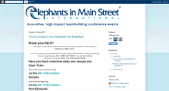 Desktop Screenshot of elephantsinmainstreetza.blogspot.com