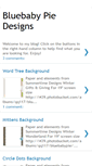 Mobile Screenshot of bluebabypie.blogspot.com