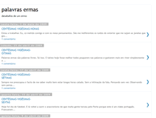 Tablet Screenshot of palavrasermas.blogspot.com