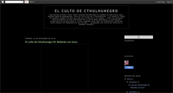 Desktop Screenshot of cthulhunegro.blogspot.com