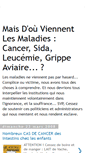 Mobile Screenshot of cancer-leucemie-et-pollution.blogspot.com