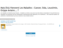 Tablet Screenshot of cancer-leucemie-et-pollution.blogspot.com