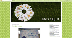 Desktop Screenshot of lifesaquilt.blogspot.com