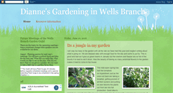 Desktop Screenshot of dianne-gardening-in-wells-branch.blogspot.com