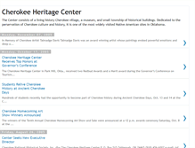 Tablet Screenshot of cherokeeheritagecenter.blogspot.com