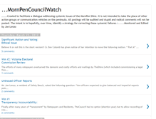 Tablet Screenshot of mornpencouncilwatch.blogspot.com