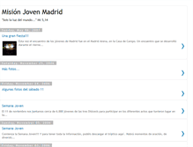 Tablet Screenshot of misionjovenmadrid.blogspot.com