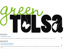 Tablet Screenshot of greentulsa.blogspot.com