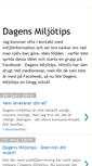 Mobile Screenshot of dagensmiljotips.blogspot.com
