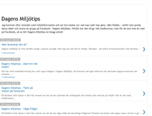Tablet Screenshot of dagensmiljotips.blogspot.com