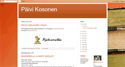 Desktop Screenshot of paivikosonen.blogspot.com