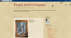 Desktop Screenshot of frugalartistco.blogspot.com