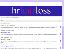 Tablet Screenshot of hrhairloss.blogspot.com